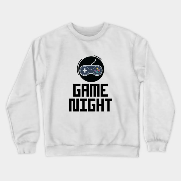 Game Night Gamer's Crewneck Sweatshirt by Suchmugs